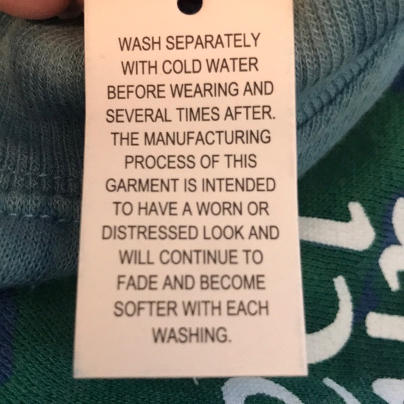 Tie dye mock turtleneck cropped graphic sweatshirt - Picture 11 of 11